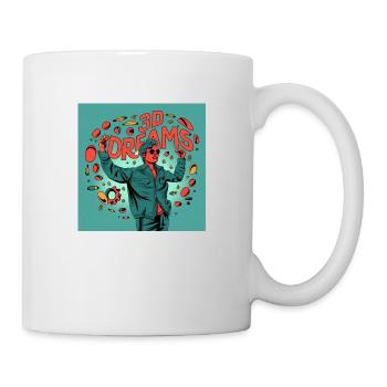 3D Dreams - Tasse - Weiß - Rechts