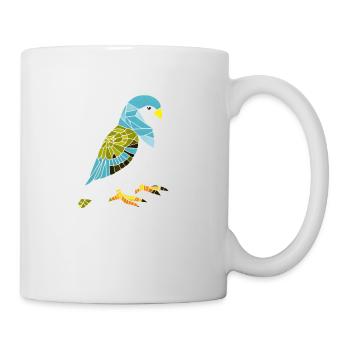 Bird Owner Budgie Cockatiel Bird - Mug - white - Right