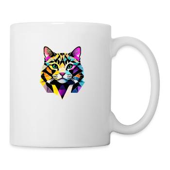 Chat, animal de compagnie, chat domestique, chaton, propriétaire de chat - Mug blanc - blanc - Droite