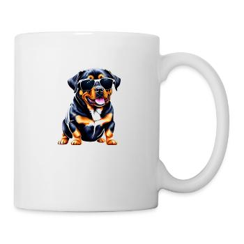 Rottweiler Hundewelpe Hund Rottweilerwelpe Hunde - Tasse - Weiß - Rechts