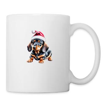 Dachshund X-Mas Dog Christmas Dachshund Puppy - Mug - white - Right