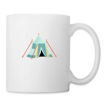 Camping, Camping, Caravane, Cadeau de camp, Camping-car - Mug blanc - blanc - Droite