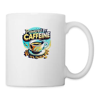 Powered By Caffeine! - Mug - white - Right