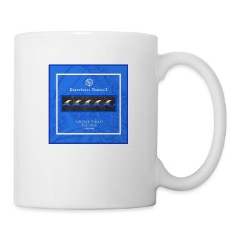 Surf Logo Wassersport Emblem - Tasse - Weiß - Rechts