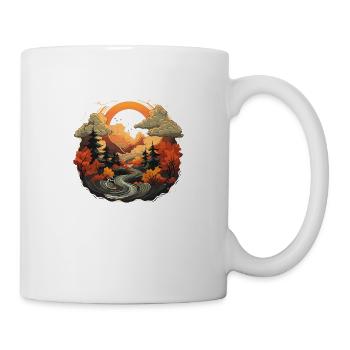 Enchanting Autumn Motif - Mug - white - Right