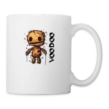 Voodoo Puppe - Tasse - Weiß - Rechts