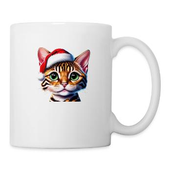 Bengal Cat Kitten Christmas Bengal Kitten - Mug - white - Right