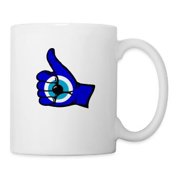 Icône Nazar OK - Mug blanc - blanc - Droite