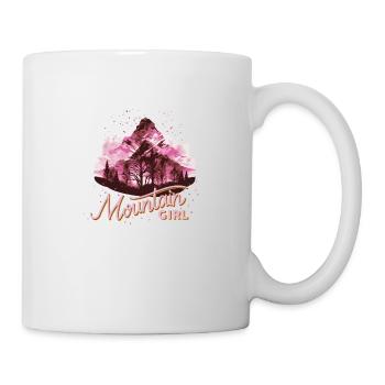 Fille De Montagne Coloré - Mug blanc - blanc - Droite