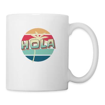 Hola - Palm Tree Vibes Only - Mug - white - Right