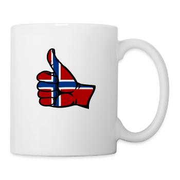 Norway Flag All Clear Icon - Mug - white - Right
