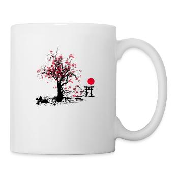 Sakura Flower | Cherry Blossom | Oriental Art - Mug - white - Right