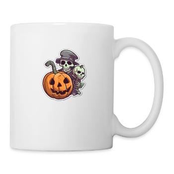 Citrouille2 - Mug blanc - blanc - Droite