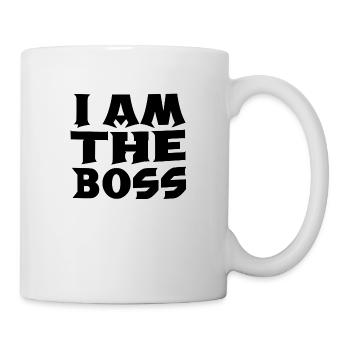 je suis le chef - Mug blanc - blanc - Droite