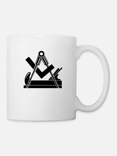 Guilde des artisans charpentiers - Mug blanc - blanc
