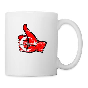 Turkey Flag All Clear Used Symbol - Mug - white - Right