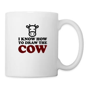 The Cow - Tasse - Weiß - Rechts