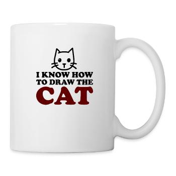 The Cat - Tasse - Weiß - Rechts