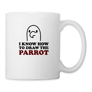 The Parrot - Tasse - Weiß - Rechts