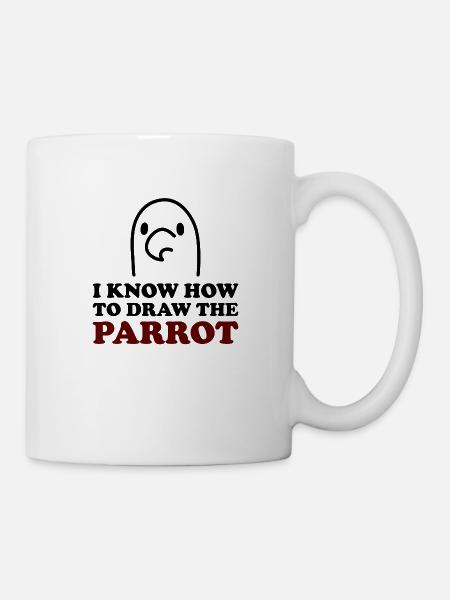 The Parrot - Tasse - Weiß