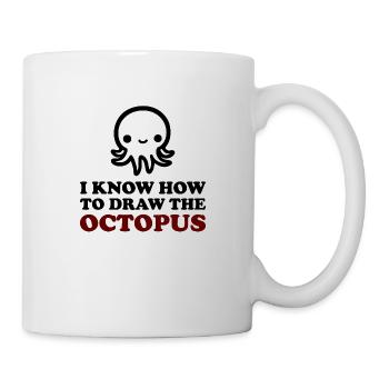 The Octopus - Tasse - Weiß - Rechts