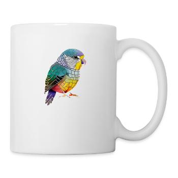 Propriétaire d’oiseau perruche oiseau calopsitte calopsitte - Mug blanc - blanc - Droite
