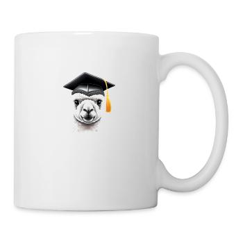 Alpaka Studium Absolvent Bachelor Schulabschluss - Tasse - Weiß - Rechts