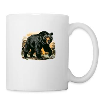 Black Bear Large Motif - Mug - white - Right