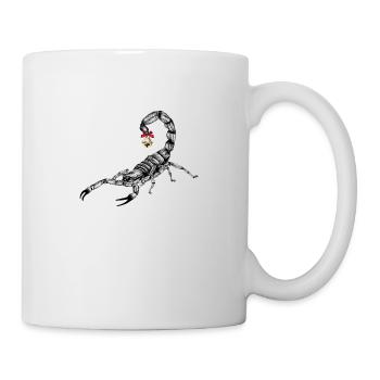 Scorpion de Noël - Mug blanc - blanc - Droite