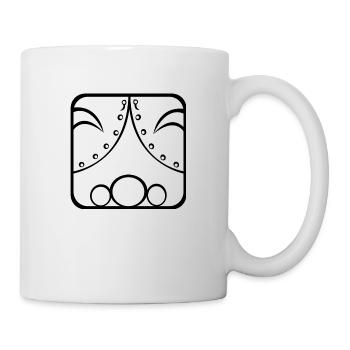 3 Kin Maya Nacht BKL - Tasse - Weiß - Rechts