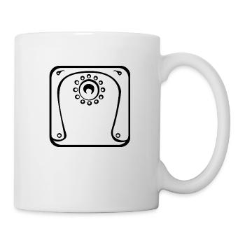 9 Kin Maya Mond BLK - Tasse - Weiß - Rechts