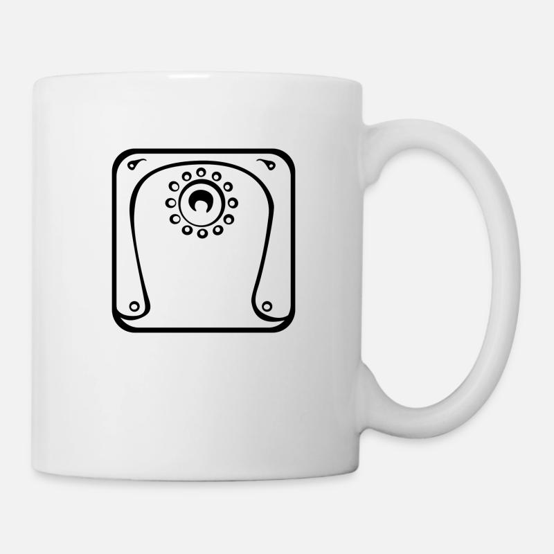 9 Kin Maya Moon BLK - Mug - white