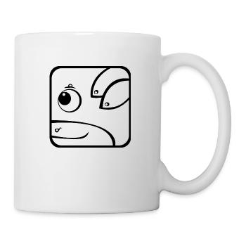 10 Kin Maya BLK Hund - Tasse - Weiß - Rechts