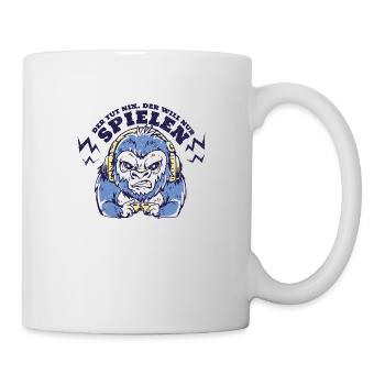 Lustiges Gaming Motiv - Perfektes Geschenk - Tasse - Weiß - Rechts
