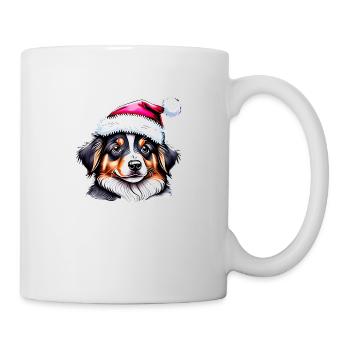 Australian Shepherd Christmas Dog Owner - Mug - white - Right