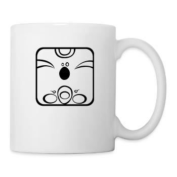 11 Kin Maya Affe BKL - Tasse - Weiß - Rechts