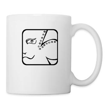 12 Kin Maya Mensch BKL - Tasse - Weiß - Rechts