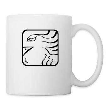 15 Kin Maya Eagle BLK - Mug - white - Right
