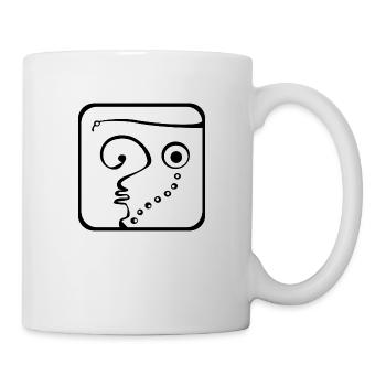 17 Kin Maya Erde BLK - Tasse - Weiß - Rechts