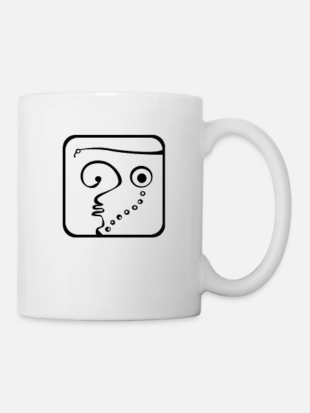 17 Kin Maya Terre BLK - Mug blanc - blanc