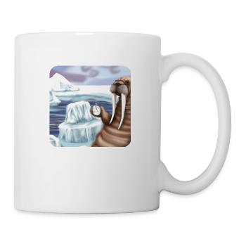 Changement climatique de Walrus - Mug blanc - blanc - Droite