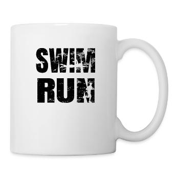 SwimRun Natation Jogging Sports d’Endurance Idée - Mug blanc - blanc - Droite