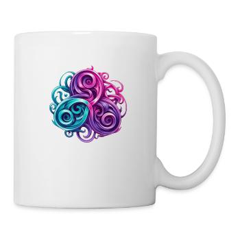 Celtic Triskelion Heart of Breizh - Mug - white - Right