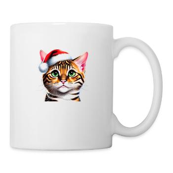 Bengal Cat Kitten Bengal Kitten Christmas - Mug - white - Right