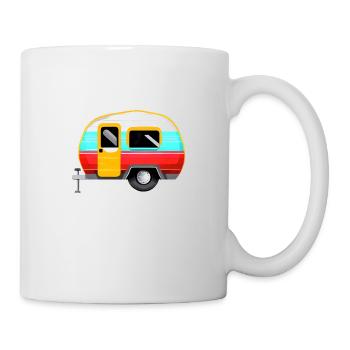 Caravan Camp Cadeau Tentes Camping-car Camping - Mug blanc - blanc - Droite