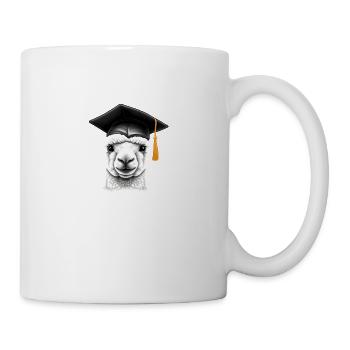 Bachelor Graduate School Leaving Certificate Alpaca Studies - Mug - white - Right