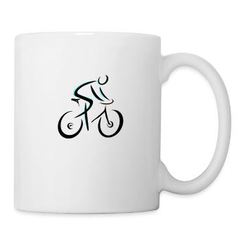 Cycliste professionnel - Mug blanc - blanc - Droite
