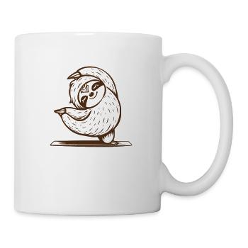 Yoga Sloth - Mug - white - Right