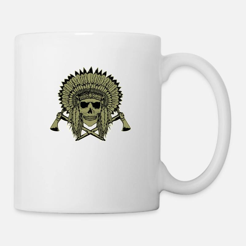 American Native Tomahawk - Mug - white