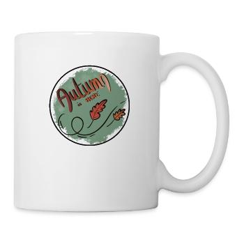 Autumn is here - Mug blanc - blanc - Droite